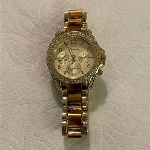 Geneva Women's Gold and Silver Watch